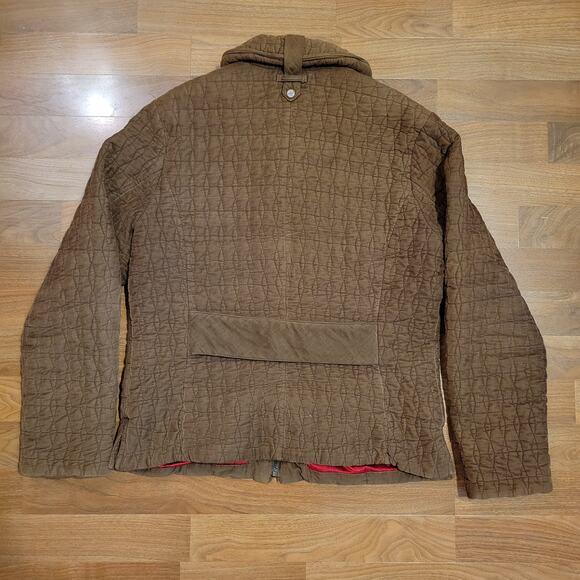 Vintage Pacific Trail Corduroy Full Zip Quilted Filled Jacket Brown Womens Large - Picture 2 of 9